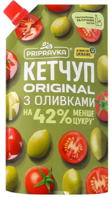 Кетчуп Pripravka Original з оливками 250 г